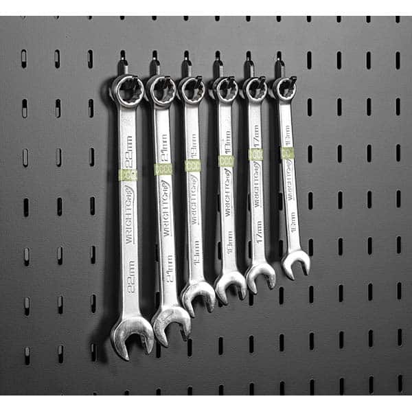 Peg Boards, Board Type: Gridlok Panel , Number of Panels: 2 , Material: Steel , Color: Black , Contents: (2) 36 x 32 in 14ga Panels  MPN:65308240