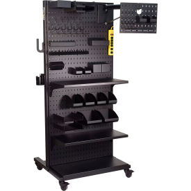 Flextur™ 4 Panel Mobile Tool Board with 71 Piece Accessory Kit 35