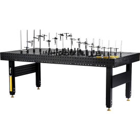 Flextur™ Stationary Nitride Welding Table with 80 Piece Fixturing Kit 48