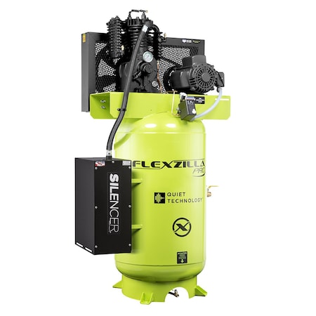 AirCompressor w/Silencer, Station, 5HP, 80G MPN:FS05V080I1