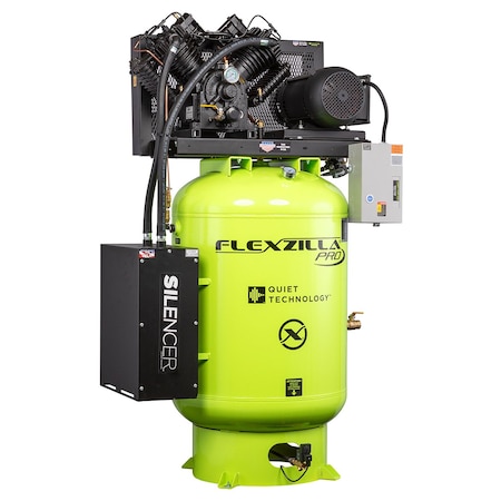 AirCompressor w/Silencer, Station, 5HP, 120Gallon MPN:FXS10V120V1