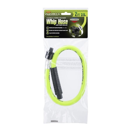 Whip Hose with Ball Swivel, 3/8