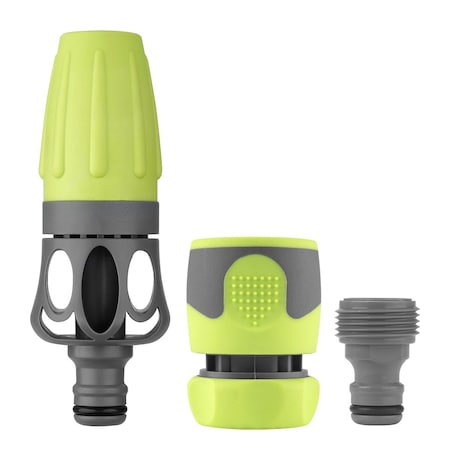 Garden Hose Nozzle Kit, 3-Piece, bulk MPN:HFZGAK01