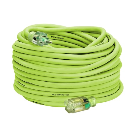 SJTW Extension Cord, 12 AWG, Outdoor, 12/3, 1 Outlets, Green, 100 ft MPN:FZ512835