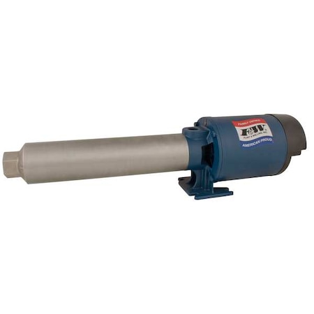 Booster Pump, 3 hp, 240V AC, 1 Phase, 1 in NPT Inlet Size, 14 Stage, 187 psi Max Pressure MPN:PB2714A301