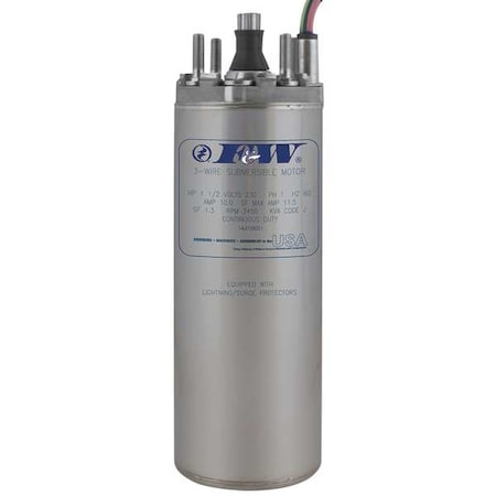 Deep Well Submersible Pump Motor, 1/2 HP MPN:137412