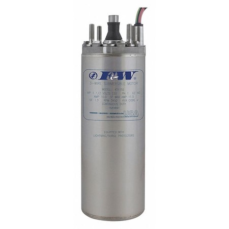 Deep Well Submersible Pump Motor, 3/4 HP MPN:137430