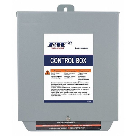 Motor/Pump Control Box, 1 Phase, 230V, 4.7A MPN:022879