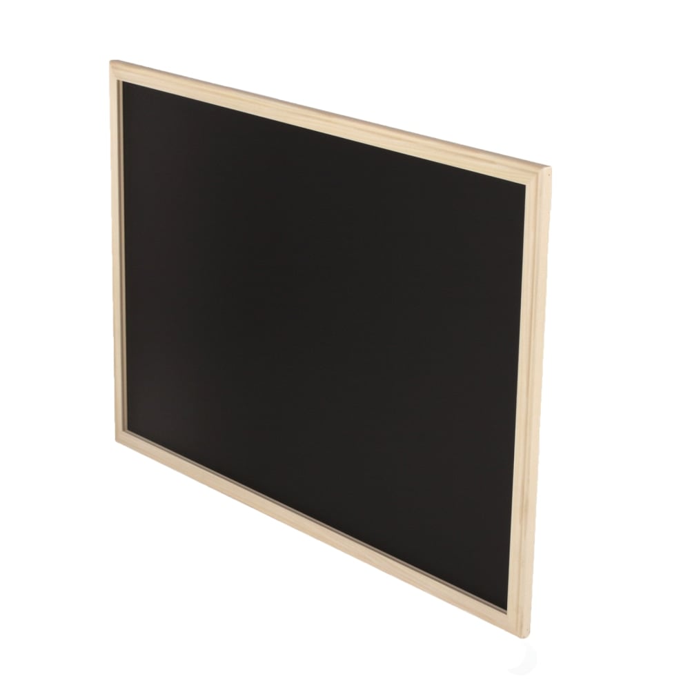 Flipside Wood-Framed Chalkboard, 24in x 36in, Black MPN:FLP33200