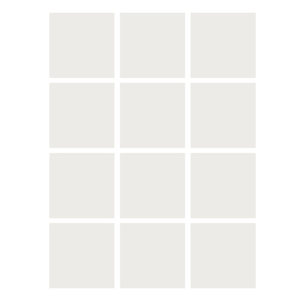 Flipside Products Dry-Erase Stickables With Dry-Erase Marker, 3in x 3in, White, 12 Stickables Per Pack, Set Of 2 Packs MPN:FLP92233