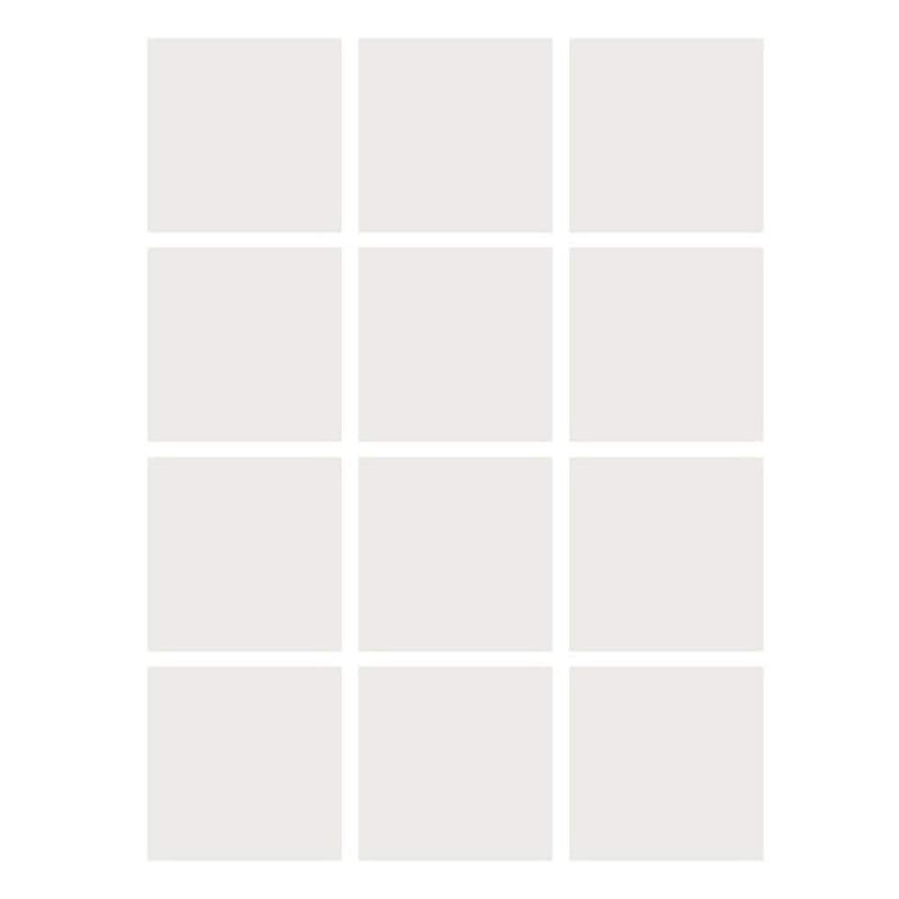 Flipside Products Dry-Erase Stickables With Dry-Erase Marker, 4in x 4in, White, 12 Stickables Per Pack, Set Of 2 Packs MPN:FLP92244