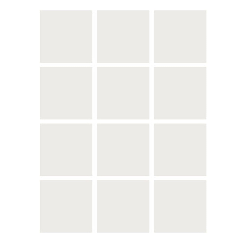 Flipside Products Dry-Erase Stickables With Dry-Erase Marker, 4in x 4in, White, 12 Stickables Per Pack, Set Of 4 Packs MPN:FLP93344