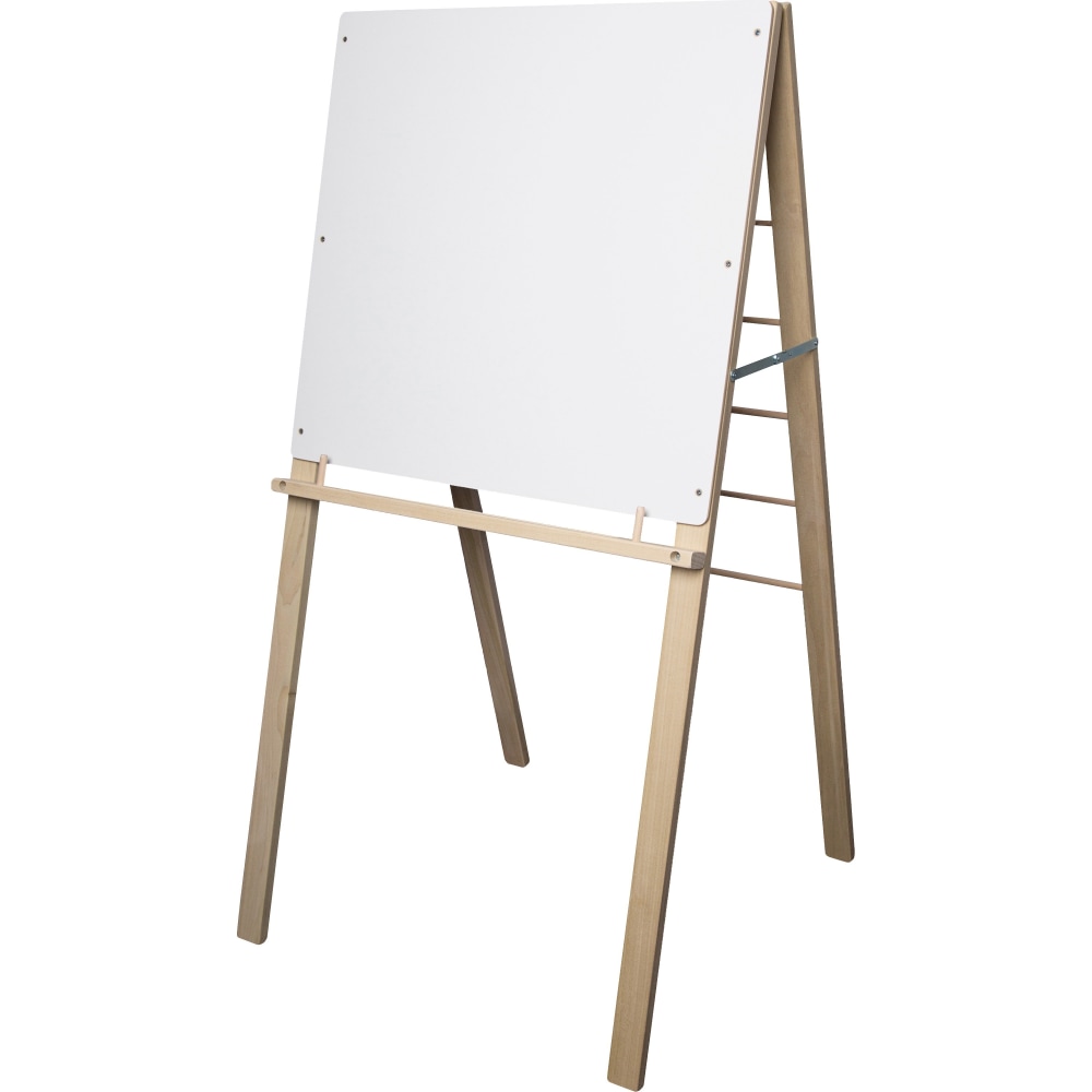 Flipside Big Book Easel - 24in (2 ft) Width x 24in (2 ft) Height - White Surface - Rectangle - Assembly Required - 1 Each MPN:17385