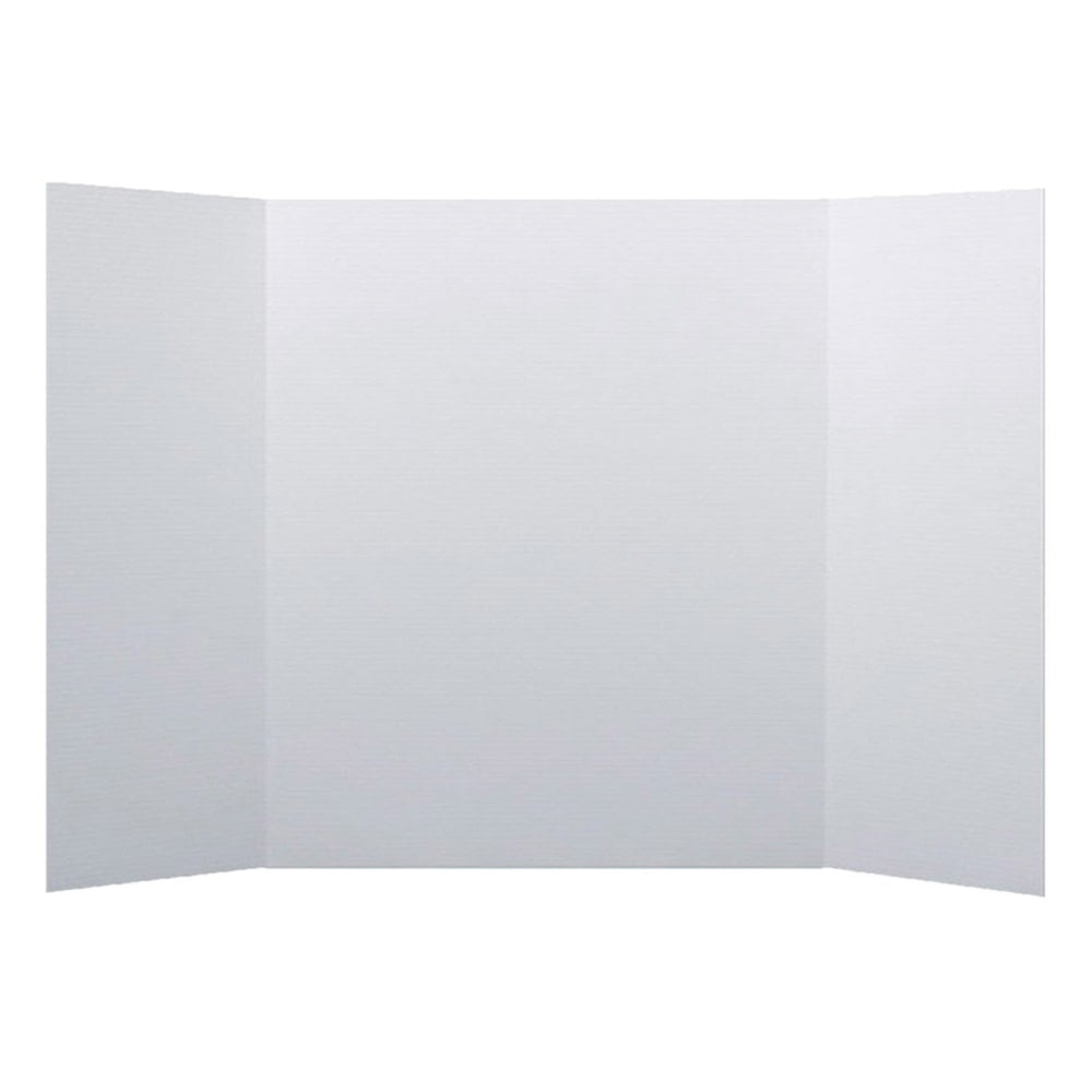 Flipside Corrugated Project Boards, 1 Ply Cardboard, 24in x 48in, White, Pack Of 24 Boards MPN:FLP3002224