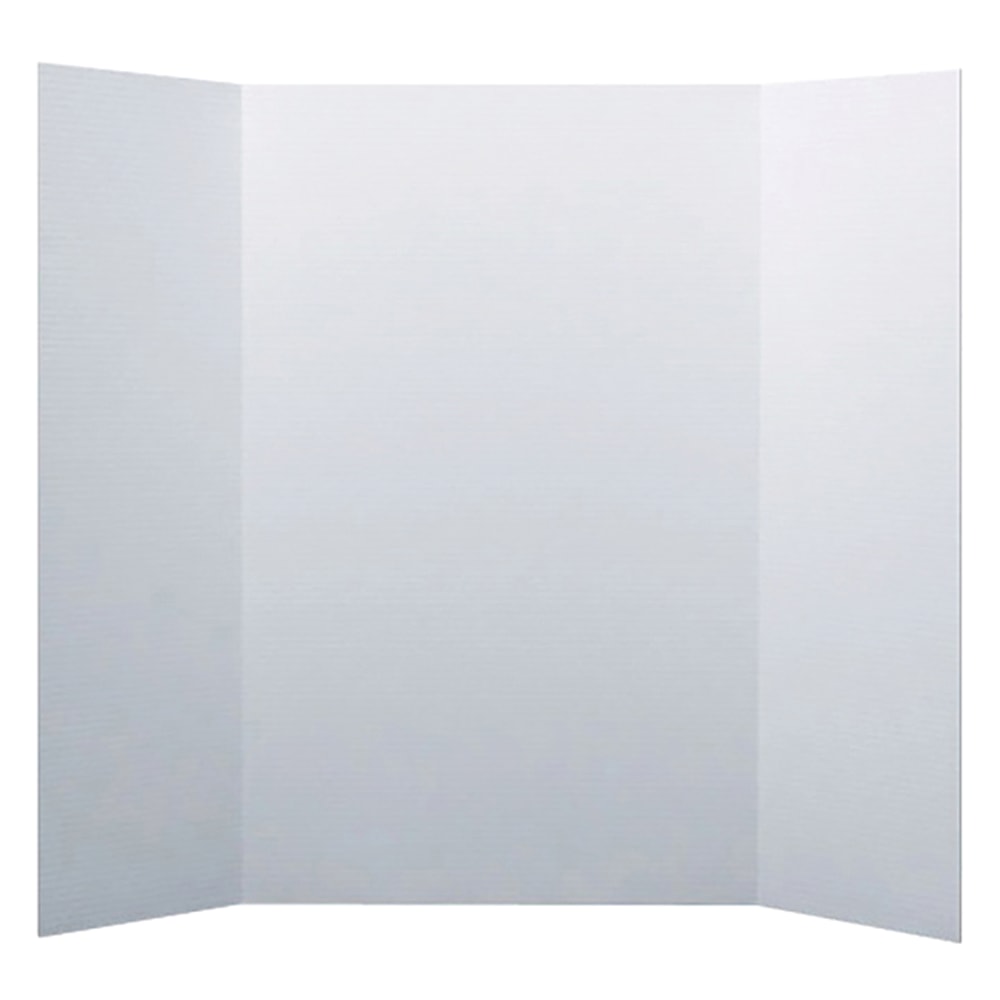 Flipside Corrugated Project Boards, 36in x 48in, White, Box Of 24 Boards MPN:FLP30046