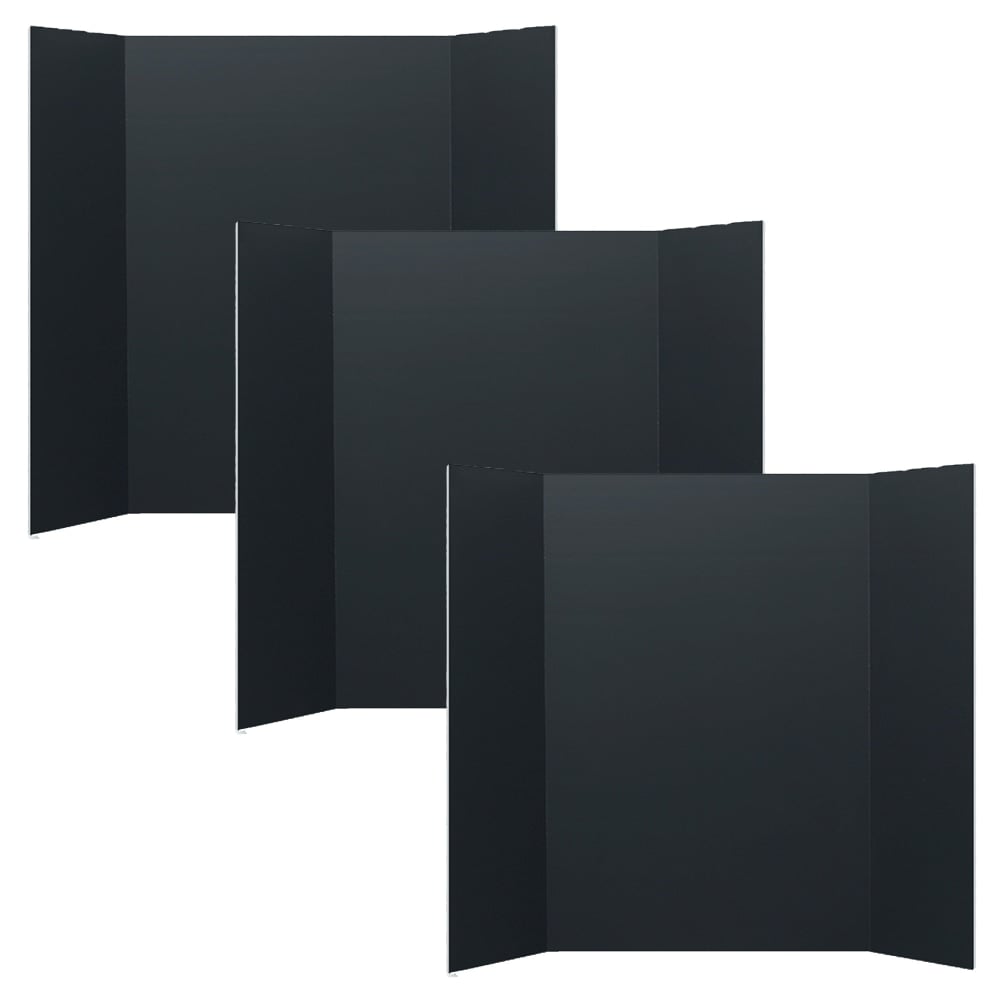 Flipside Products Foam Project Board, 36in x 48in, Black, Pack Of 3 MPN:FLPOVS30087