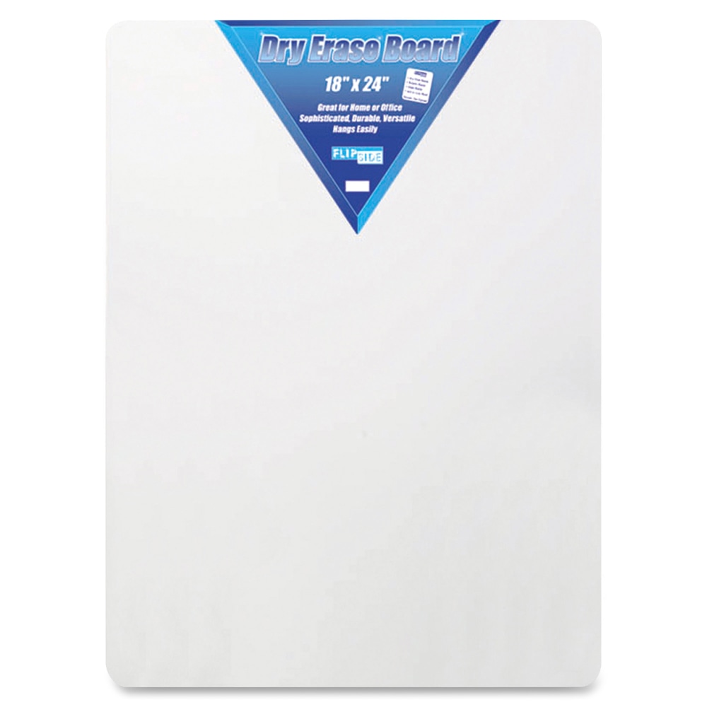 Flipside Unframed Dry-Erase Whiteboard, 18in x 24in, White (Min Order Qty 6) MPN:10085