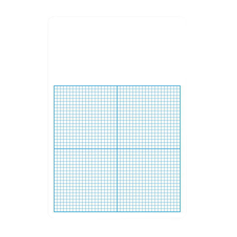 Flipside 1/4in Graph Dry-Erase Board Class Pack, 16in x 11in x 1/16in, White/Blue, Pack Of 12 MPN:FLP11261