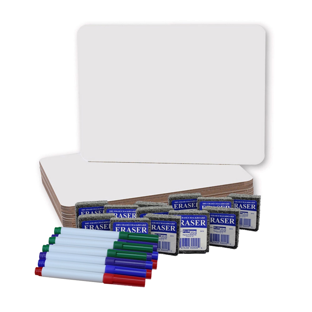 Flipside Board, White, Marker, Eraser, 12Ea, Flp31003 MPN:FLP31003