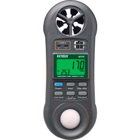 Extech 45170 Hygro-Thermo-Anemometer-Light Meter Digital 6.1