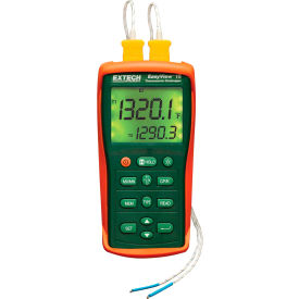 Extech EA15-NIST Dual Input Temperature Datalogger Orange/Green NIST Certified EA15-NIST