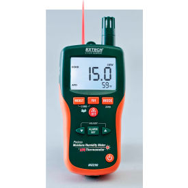 Extech MO290-NISTL Pinless Moisture Psychrometer & IR Replacement Sensor Tips Case NIST Cert. MO290-NISTL