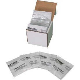 Extech PH103 Tripak Buffer Pouches pH 4.00 7.00 10.00 (6 Of Each) 2 Rinsing Solutions PH103