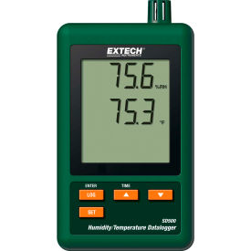 Extech SD500 Humidity/Temperature Datalogger Green SD Card Universal AC SD500