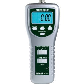 Extech 475055-NIST High Capacity Force Gauge Silver/Green RS-232 NIST Certified NIST Certified 475055-NIST