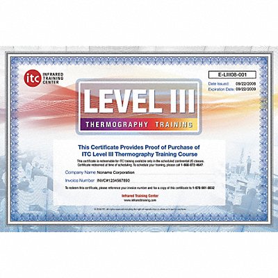 ITC Level III Certification Training MPN:ITC Level III