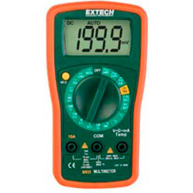 Extech MN36 Digital Mini MultiMeter Red/Black MN36