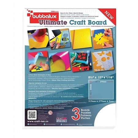 CraftTex White Pack of 6 Bubbalux - Letter Size MPN:FPBU118WH2