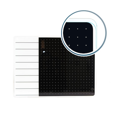Board and wall fixing, 23 in, Tempered Glass Frame, White MPN:FCVGM1723WP