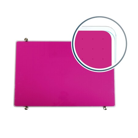 Board and wall fixing, 40 in, Tempered Glass Frame, Violet MPN:FCVGM3040VG