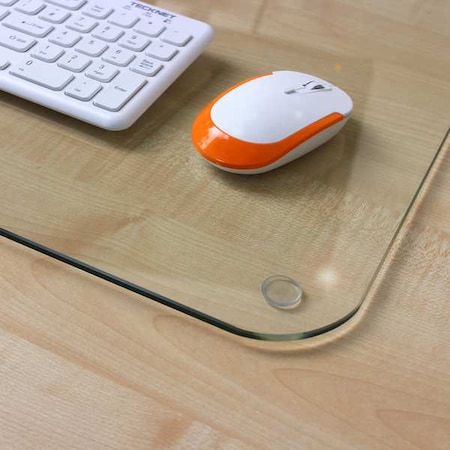 Desk Protector, 36 in L, Clear MPN:FCDE2036G