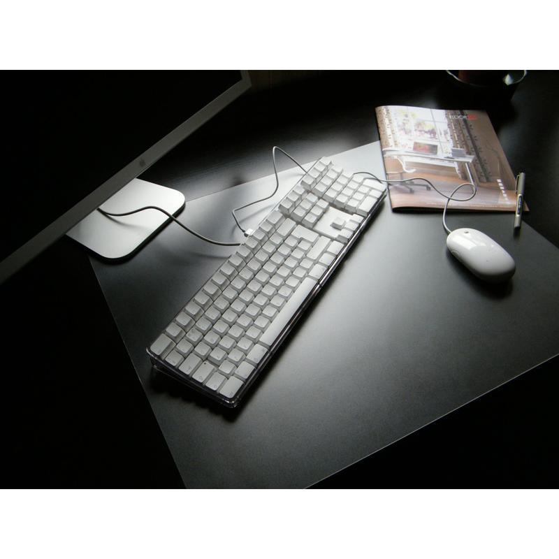 Floortex Desktex Vinyl Rectangular Desk Pads, 19in x 24in, Clear, Pack Of 4 MPN:FPDE1924V4