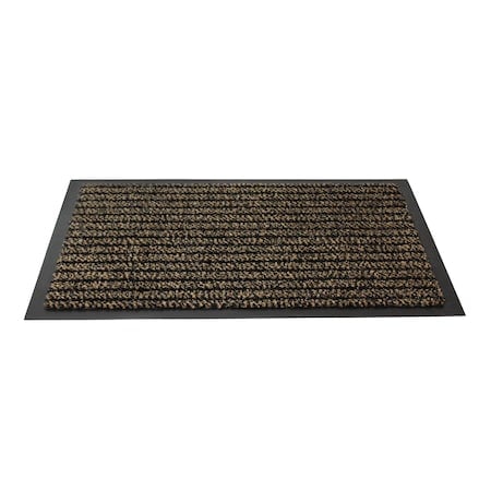 Door Mat, Polypropylene Scrape and Soak fibres, 0.25 in Thick, Brown, 32 in W x 48 in L MPN:FR43248ULTBR