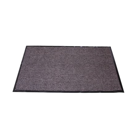 Door Mat, Polypropylene, 0.25 in Thick, Brown, 48 in W x 70 in L MPN:FR49180DCBR