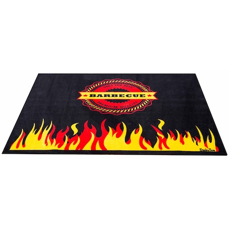 Door Mat, Nylon Fibres, 0.25 in Thick, Multi-colored, 39 in W x 48 in L MPN:FR4BQ3948FL