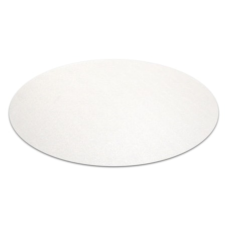 Desktex Pack of 2 Polycarbonate Circular Mats- 8
