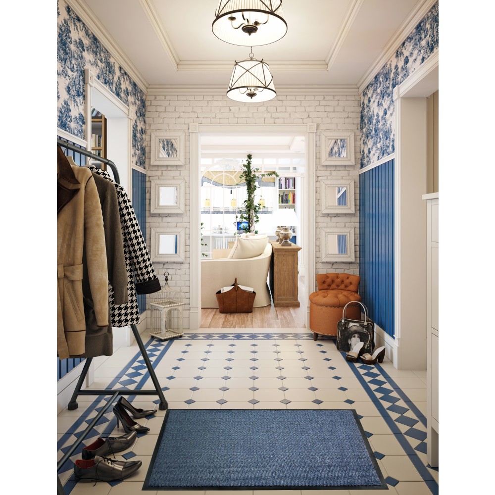 Floortex Doortex Advantagemat Door Mat, 48in x 72in, Blue MPN:FR49180DCBLV