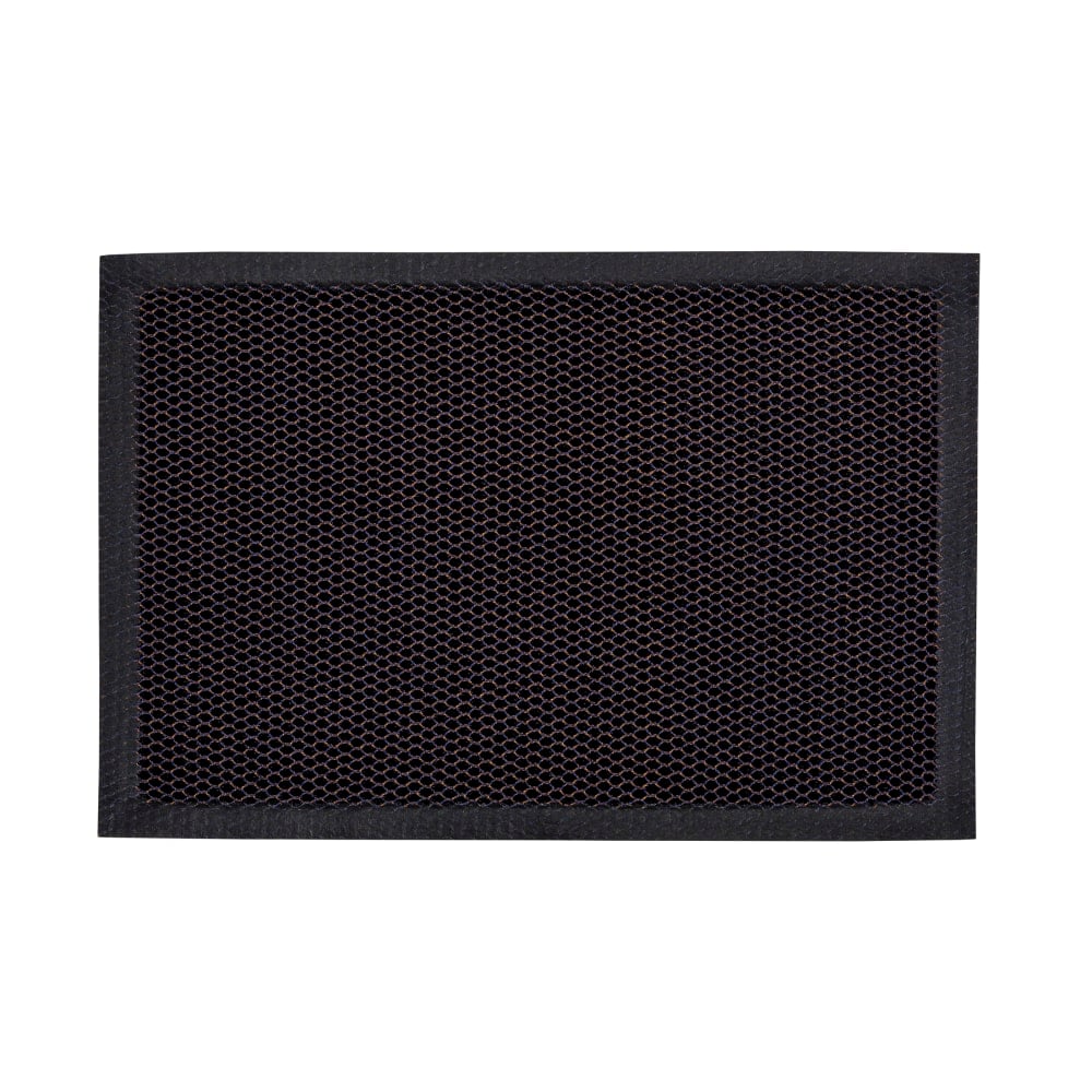 Floortex Doortex Meshmat Entrance Mat, 20in x 32in, Metallic Blue / Orange MPN:NREMFLYV0018