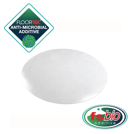 Desktex Pack of 2 Anti-Microbial Circular Desk Mats -12