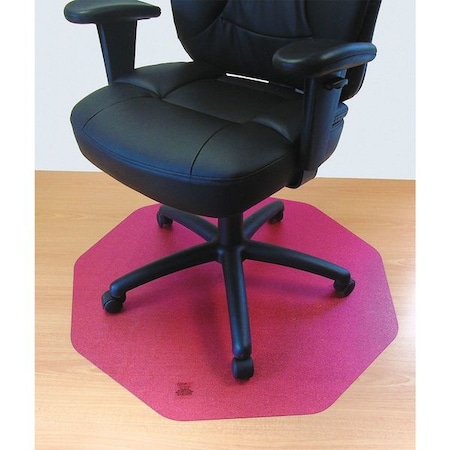 9Mat Polycarbonate 9-Sided Pink Gaming Chair Mat for Hard Floors - 38