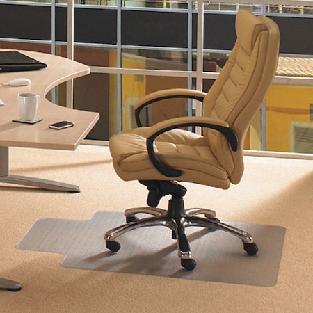Advantagemat Vinyl Lipped Chair Mat for Carpets up to 1/4