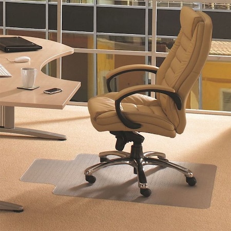 Advantagemat Vinyl Lipped Chair Mat for Hard Floor - 36