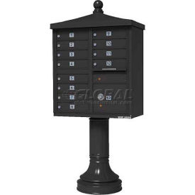 Vital Cluster Box Unit w/Vogue Traditional Accessories 12 Unit & 1 Parcel Locker Dark Bronze 1570-12V2DB