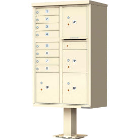 Vital Cluster Box Unit 8 Mailboxes & 4 Parcel Lockers Sandstone 1570-8T6SDAF
