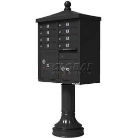Vital Cluster Box Unit w/Vogue Traditional Accessories 8 Unit & 2 Parcel Lockers Dark Bronze 1570-8V2DB