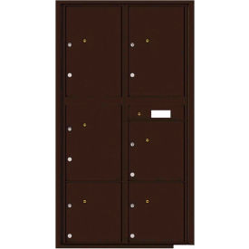 Florence Versatile 4C Horizontal Mailbox 4C16D-6P 56-1/2